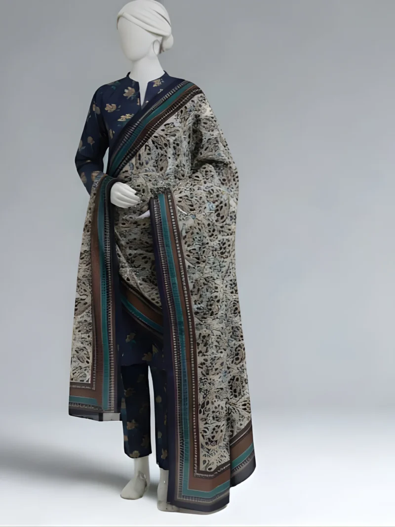 3-Piece Khaddar KD-6111