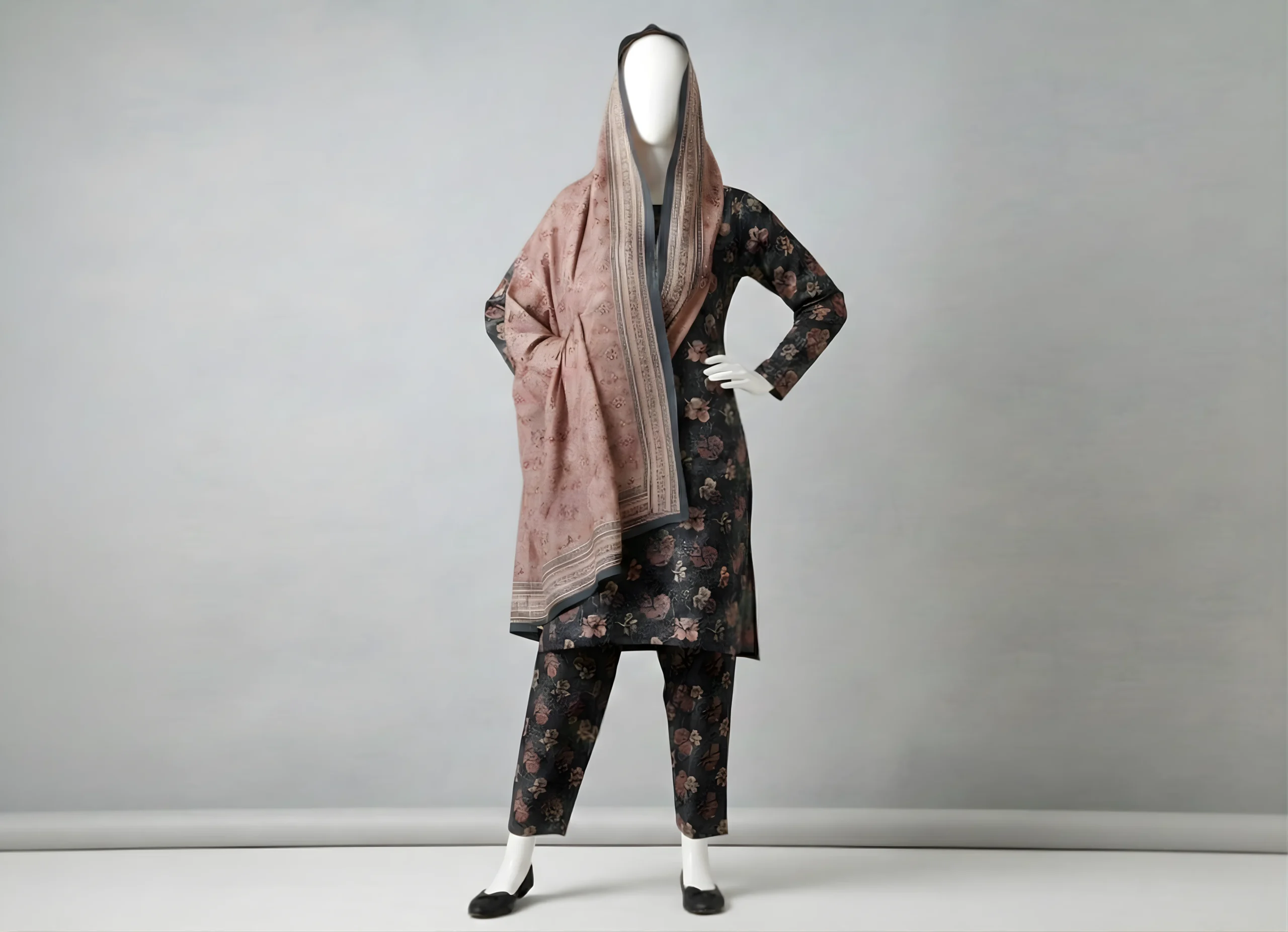 3-Piece Khaddar KD-6115