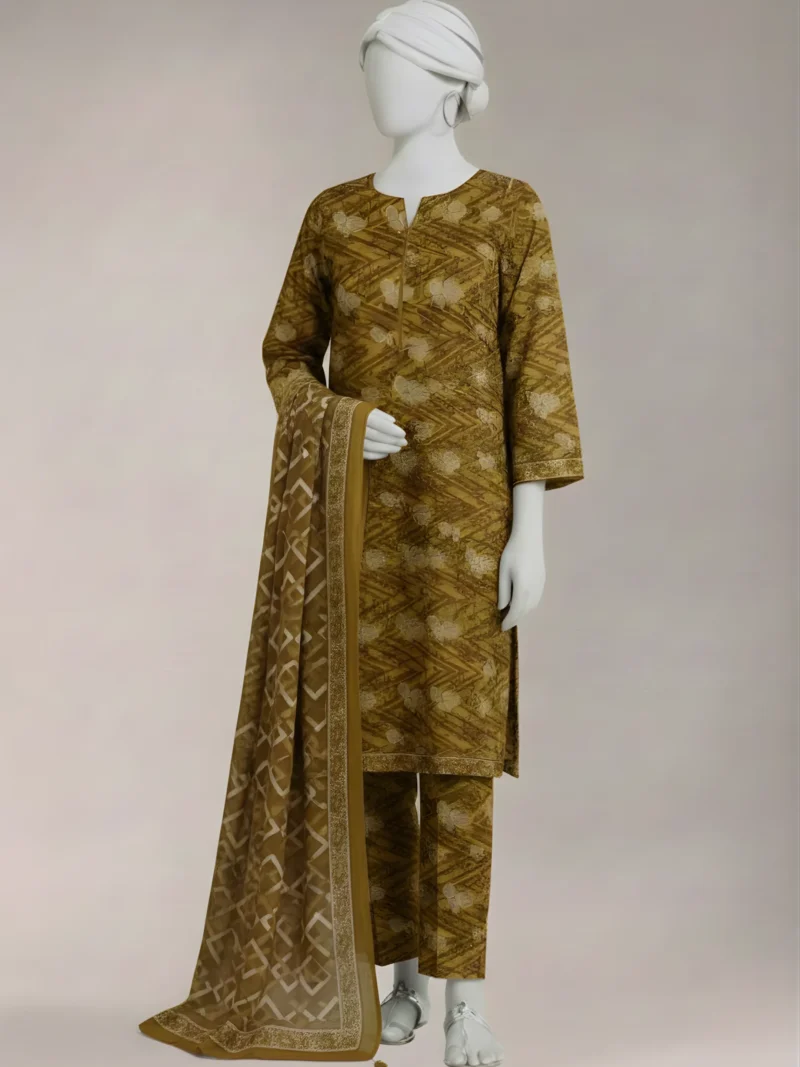 3-Piece Khaddar KD-6102