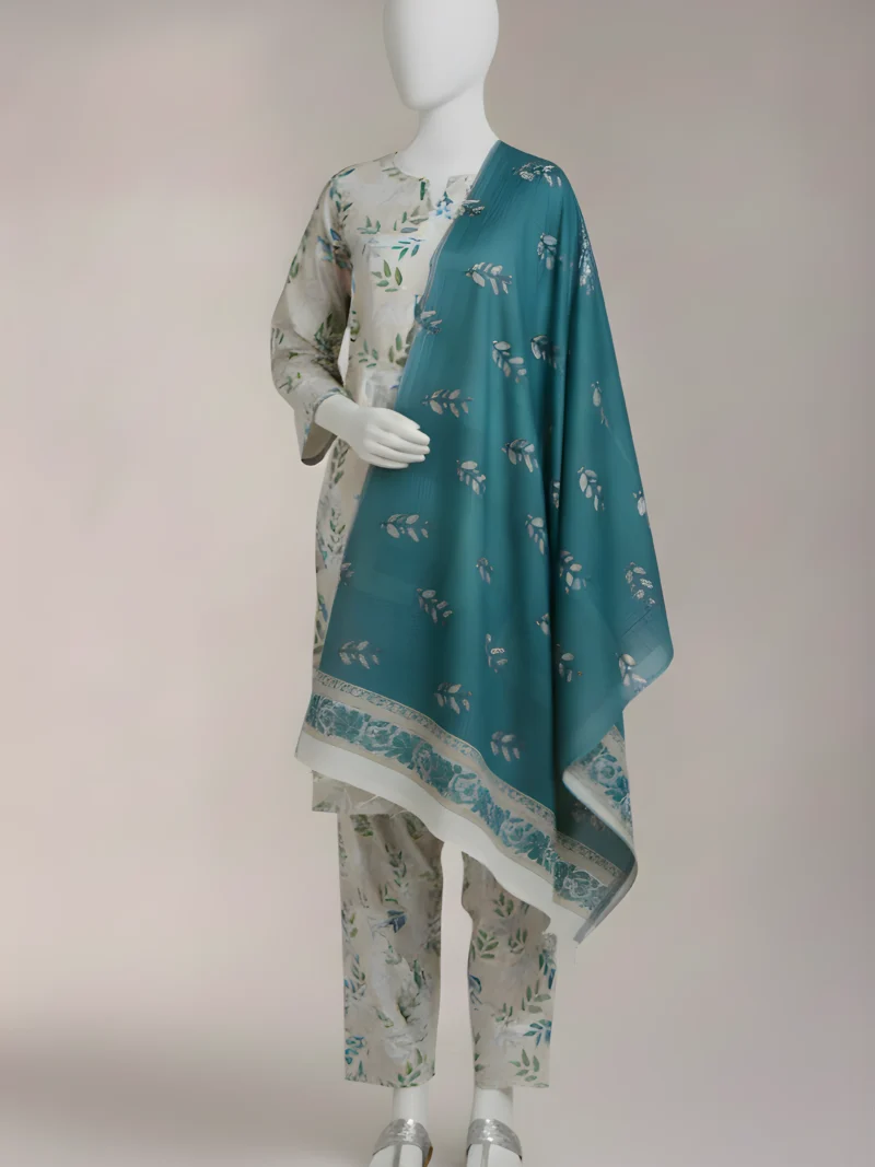 3-Piece Khaddar KD-6108
