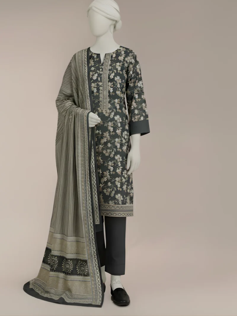 3-Piece Khaddar KD-6109